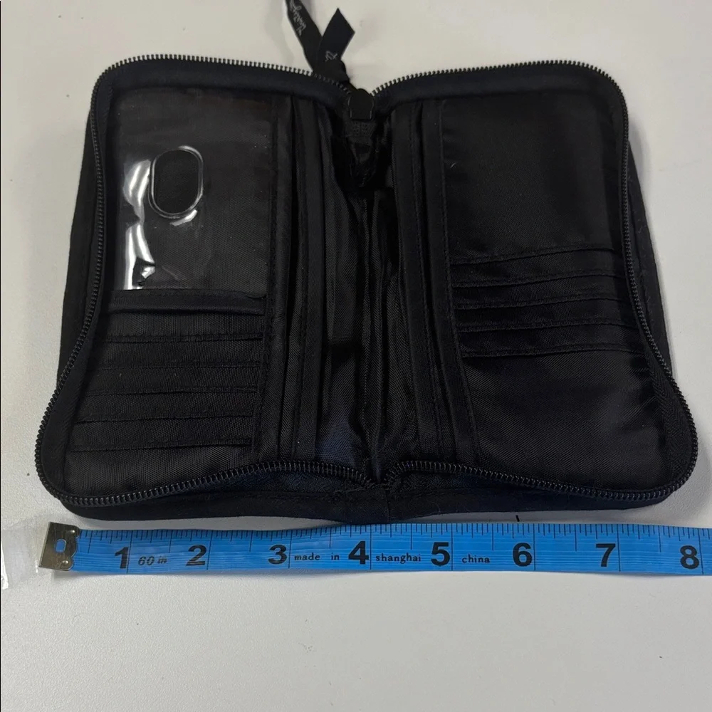 Black and White Clutch Wristlet